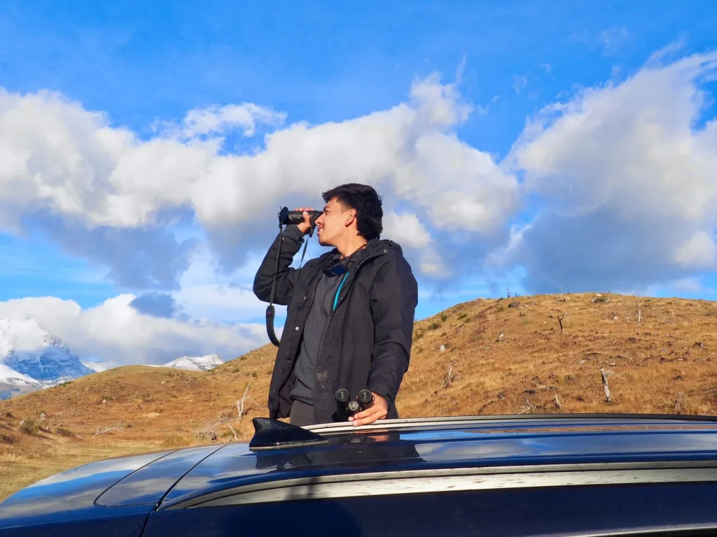 Puma Tracker utilizando un monocular térmico en Torres del Paine